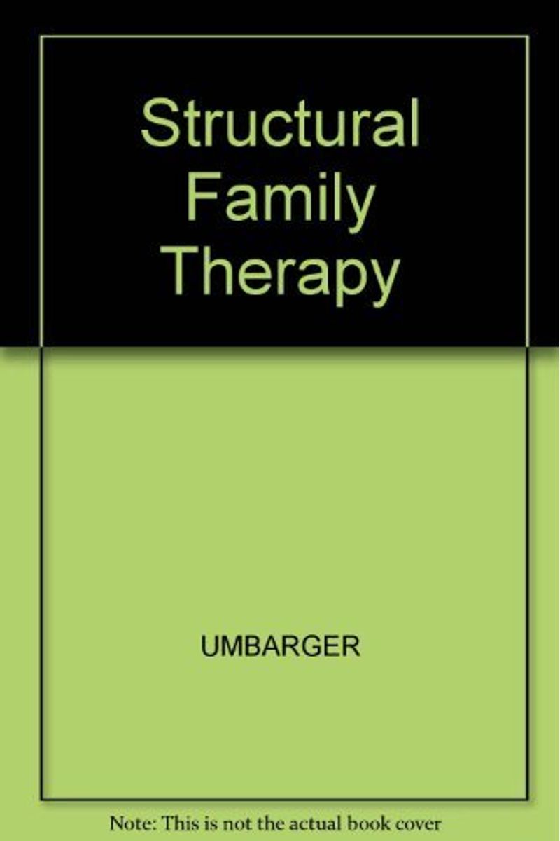 Buy Structural Family Therapy Book By: Carter C Umbarger