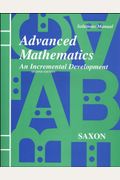 Saxon Advanced Math Solutions Manual Second Edition
