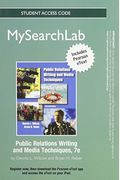 MySearchLab with Pearson eText -- Standalone Access Code -- for Public Relations Writing and Media Techniques (7th Edition)