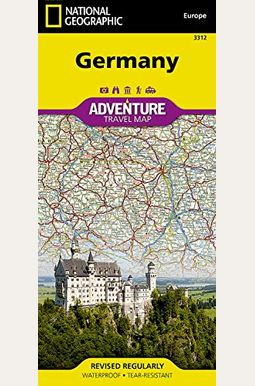 National Geographic: Germany Classic Wall Map (23.5 X 30.25 Inches) National Geographic: Germany Classic Wall Map (23.5 X 30.25 Inches)