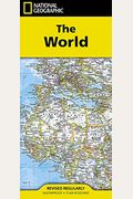 National Geographic World Map (Folded With Flags And Facts)