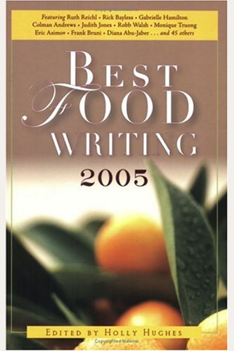 Best Food Writing 2005