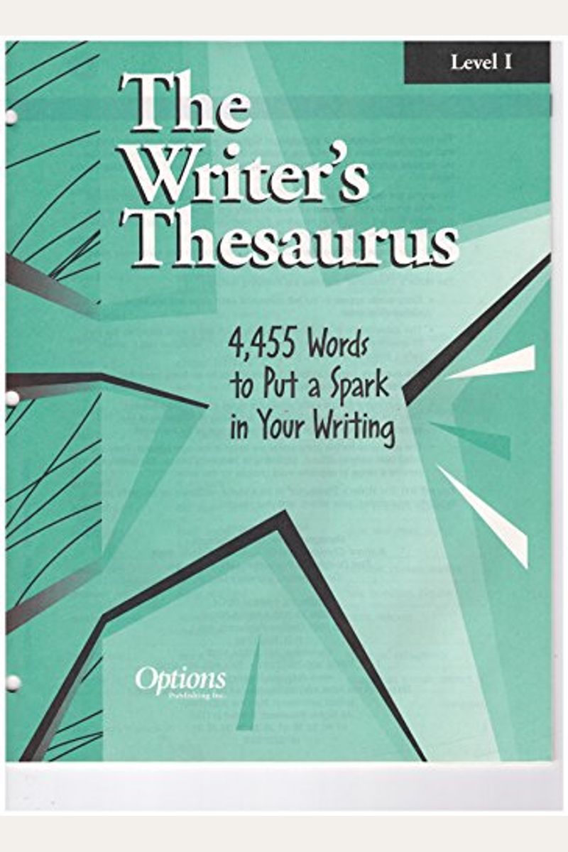 Buy The Writer's Thesaurus, Level 1 Book