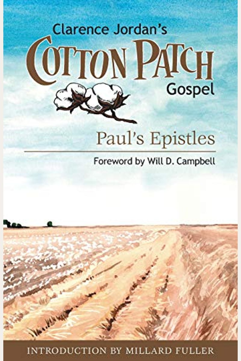 Buy Cotton Patch Gospel Paul's Epistles Book By Clarence Jordan