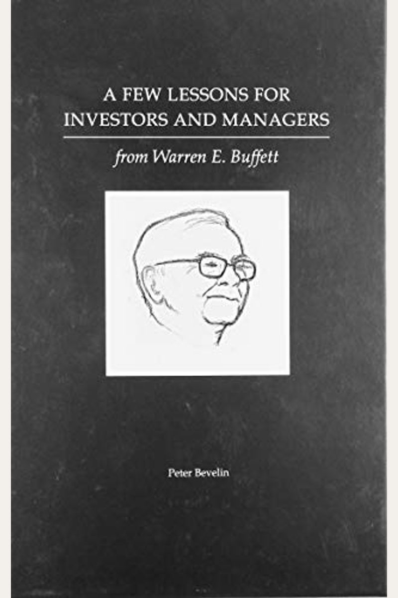 A Few Lessons For Investors And Managers From