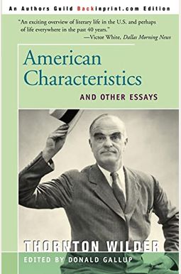 American Characteristics and Other Essays American Characteristics and Other Essays