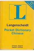 Langenscheidt's Pocket Dictionary Mandarin Chinese