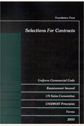 Selections For Contracts, 2003 (University Ca