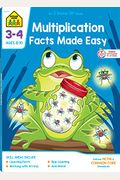 School Zone Multiplication Facts Made Easy Grades 3-4 Workbook
