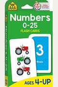 School Zone Numbers 0-25 Flash Cards