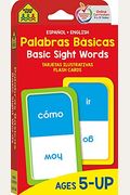 School Zone Bilingual Basic Sight Words Flash Cards