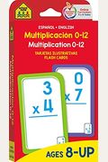 School Zone Bilingual Multiplication 0-12 Flash Cards