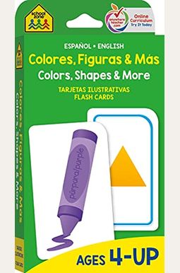 School Zone Bilingual Colors, Shapes & More Flash Cards School Zone Bilingual Colors, Shapes & More Flash Cards
