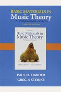 Basic Materials In Music Theory: A Programed Approach With Audio Cd [With Cdrom]