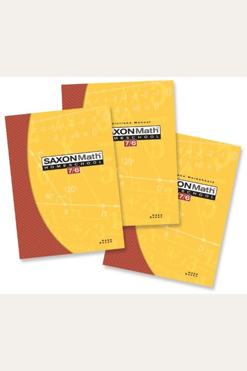 Buy Saxon Math Homeschool 6th Grade Book By Hake