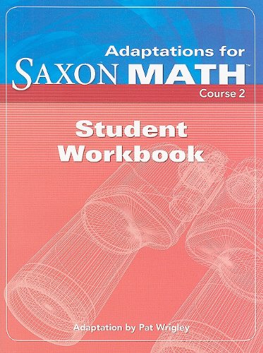 Buy Adaptations Student Workbook Book By: Saxpub