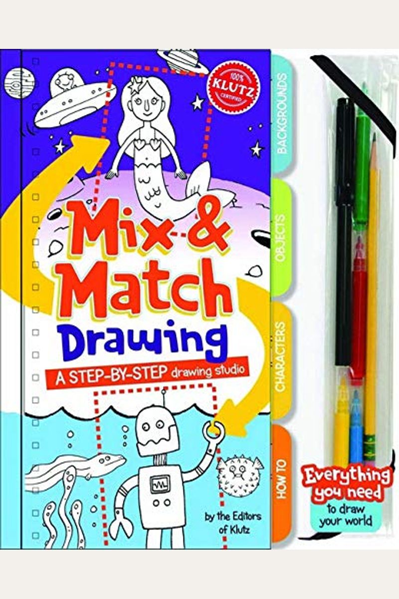 Buy Mix & Match Drawing A StepByStep Drawing Studio [With Pencil With