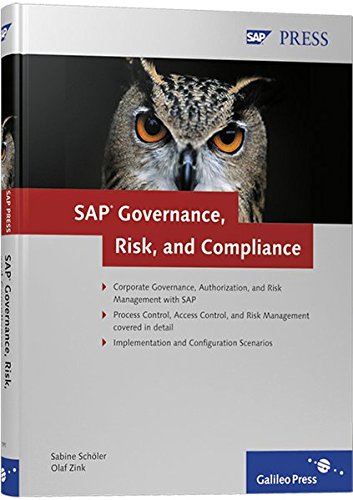 Buy Sap Governance, Risk And Compliance: Grc Book By: Sabine Scholer