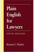 Plain English For Lawyers