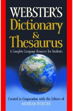 Buy Webster's Dictionary & Thesaurus Book By: MerriamWebster