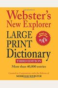 Webster's New Explorer Large Print Dictionary