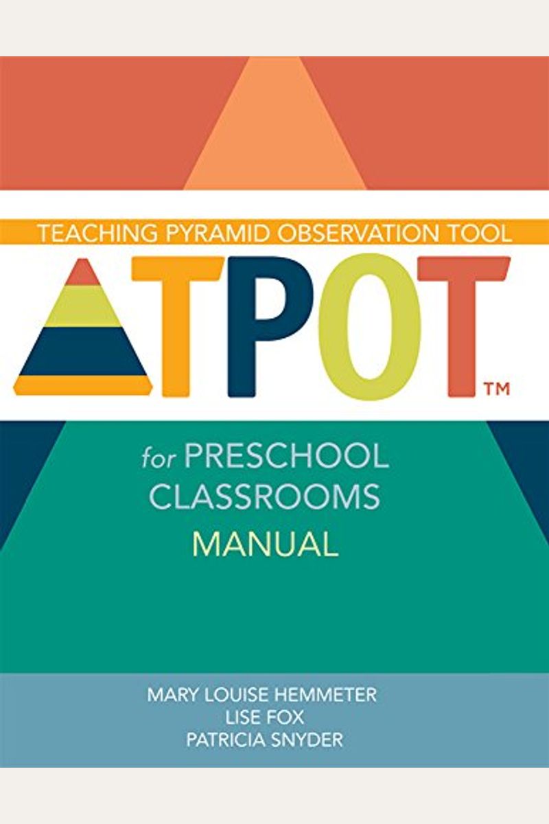 Buy Teaching Pyramid Observation Tool For Preschool Classrooms (Tpot(Tm ...