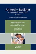 Ahmed V. Buckner And Cooper & Stewart, Llc: Deposition File, Faculty Materials