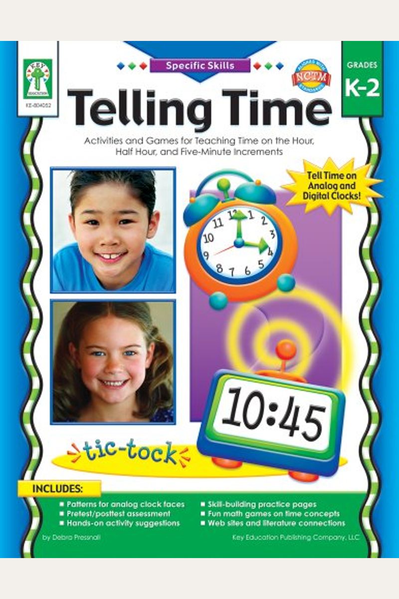 Buy Telling Time, Grades K 2 Activities And Games For Teaching Time