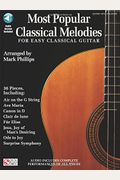 Most Popular Classical Melodies For Easy Classical Guitar [With Cd (Audio)]