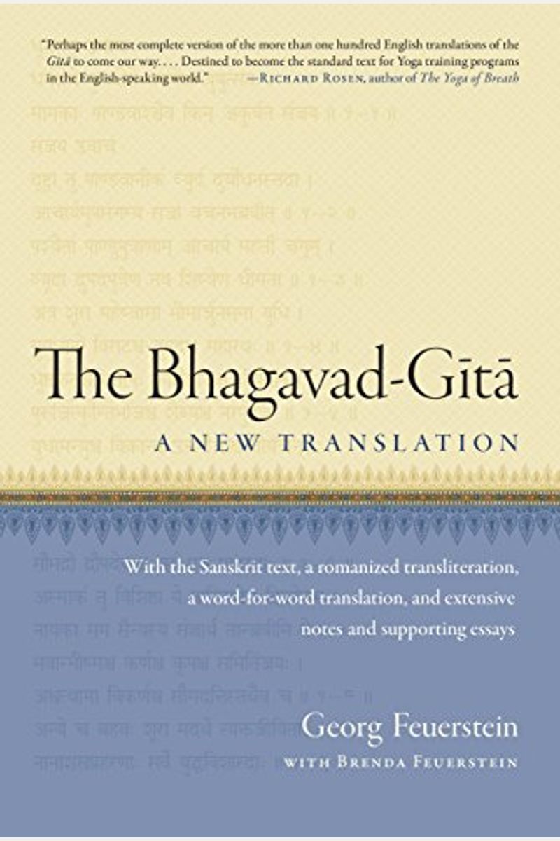 The Bhagavad-Gita: A New Translation