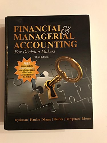 Buy Financial & Managerial Accounting For Decision Makers, 3e Book By ...