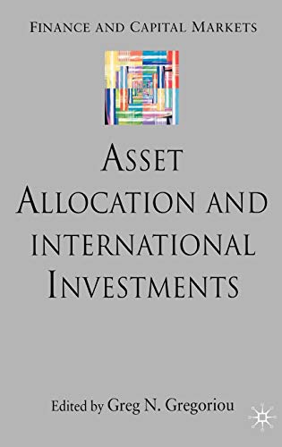 Buy Asset Allocation And International Investments Book By: G Gregoriou