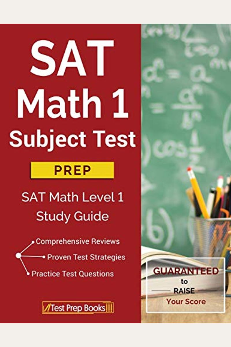 Buy Sat Math 1 Subject Test Prep: Sat Math Level 1 Study Guide Book By ...