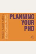 Planning Your Phd