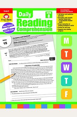 Daily Reading Comprehension, Grade 8 Teacher Edition Daily Reading Comprehension, Grade 8 Teacher Edition