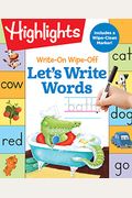 Write-On Wipe-Off Let's Write Words