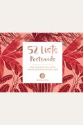 52 Lists Postcards (52 Unique Postcards, 26 Different Backgrounds, 13 Different Prompts): For Connecting With Loved Ones Near And Far