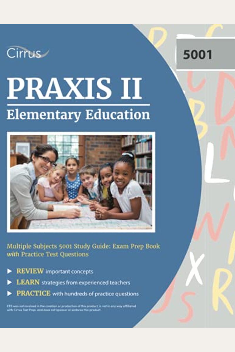 Buy Praxis Ii Elementary Education Multiple Subjects 5001 Study Guide ...