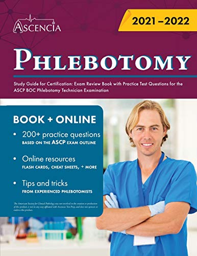 Buy Phlebotomy Study Guide For Certification: Exam Review Book With ...