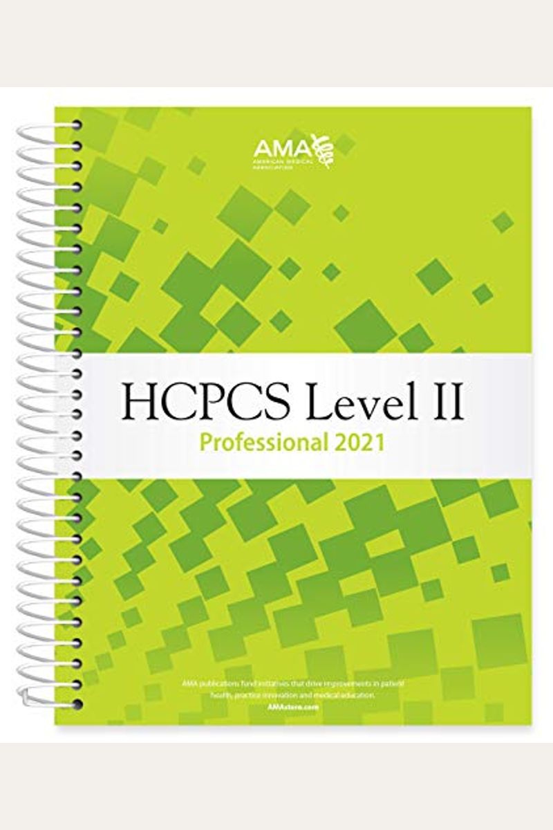 Hcpcs 2021 Level Ii Professional Edition