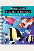 Brain Games - Sticker By Number: Under The Sea (28 Images To Sticker)