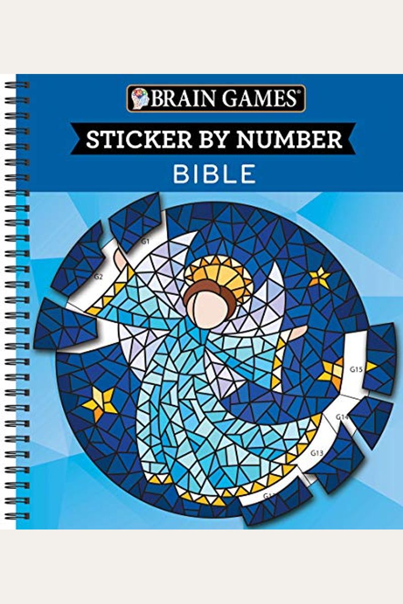 Brain Games - Sticker By Number: Bible (28 Images To Sticker)