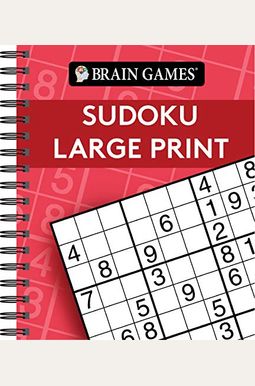 Brain Games - Sudoku Large Print (Red) Brain Games - Sudoku Large Print (Red)