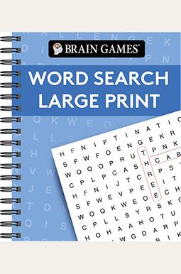 Brain Games - Word Search Large Print (Blue) Brain Games - Word Search Large Print (Blue)