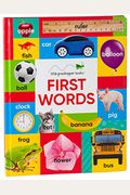 First Words (Large Padded Board Book & Downloadable App!)