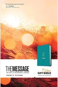 The Message Deluxe Gift Bible (Leather-Look, Hosanna Teal): The Bible In Contemporary Language