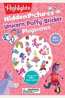 Unicorn Hidden Pictures Puffy Sticker Playscenes Unicorn Hidden Pictures Puffy Sticker Playscenes