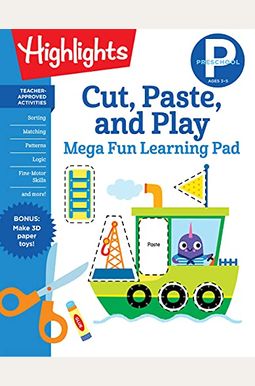 Preschool Cut, Paste, And Play Mega Fun Learning Pad
