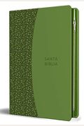 Biblia Reina Valera 1960 Tamaño Grande, Letra Grande Piel Verde Con Cremallera