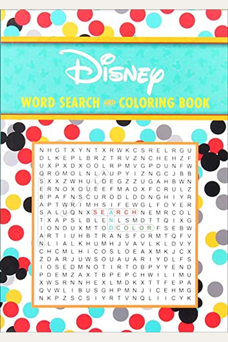 Disney Word Search and Coloring Book [Book]